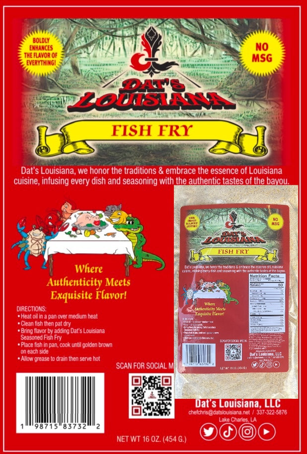 Dat Fish Cray FISH FRY – Dat's Louisiana